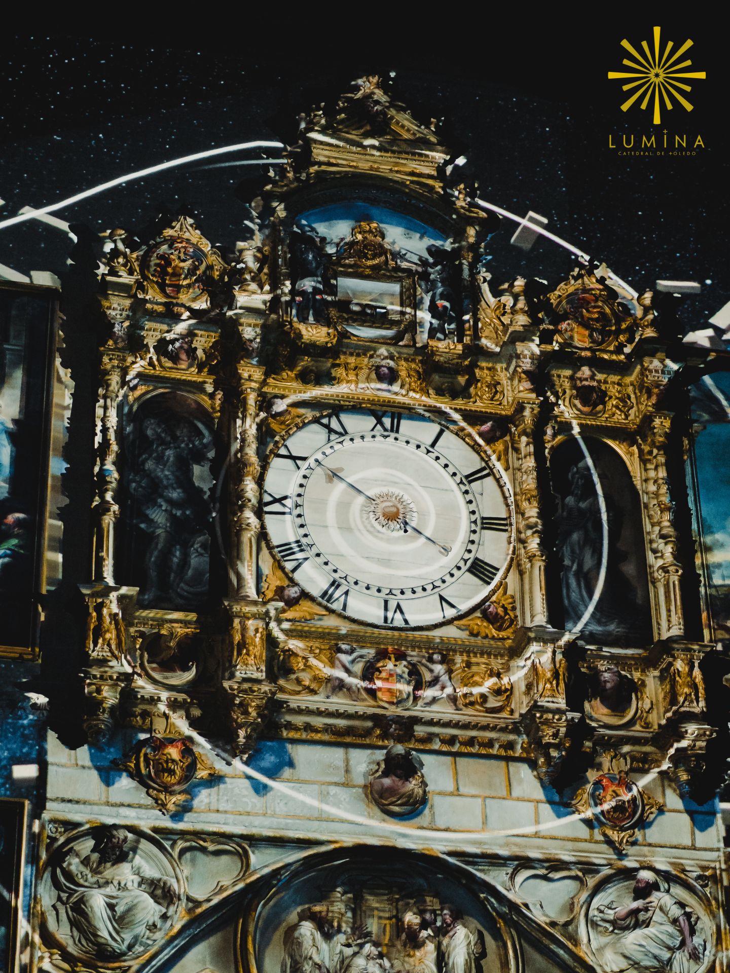 Espectaculares imágenes de &quot;Lumina Catedral de Toledo&#039;, que cumple su primer año de vida