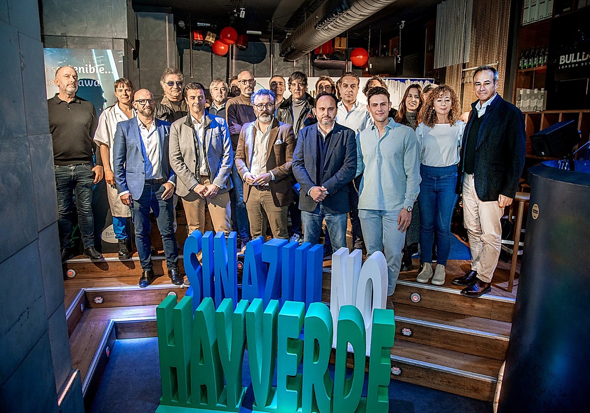 Imagen de la presentación de la iniciativa Sin azul no hay verde de Global Omnium