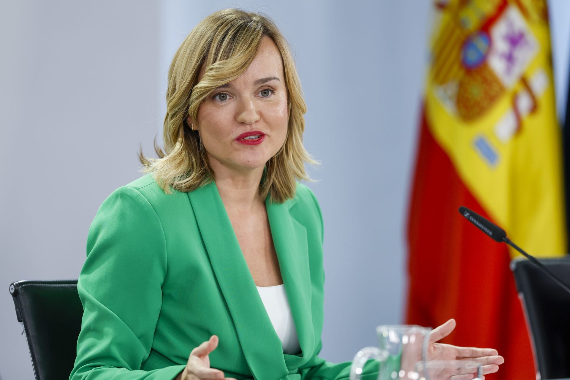 La ministra de Educación y portavoz del Gobierno, Pilar Alegría