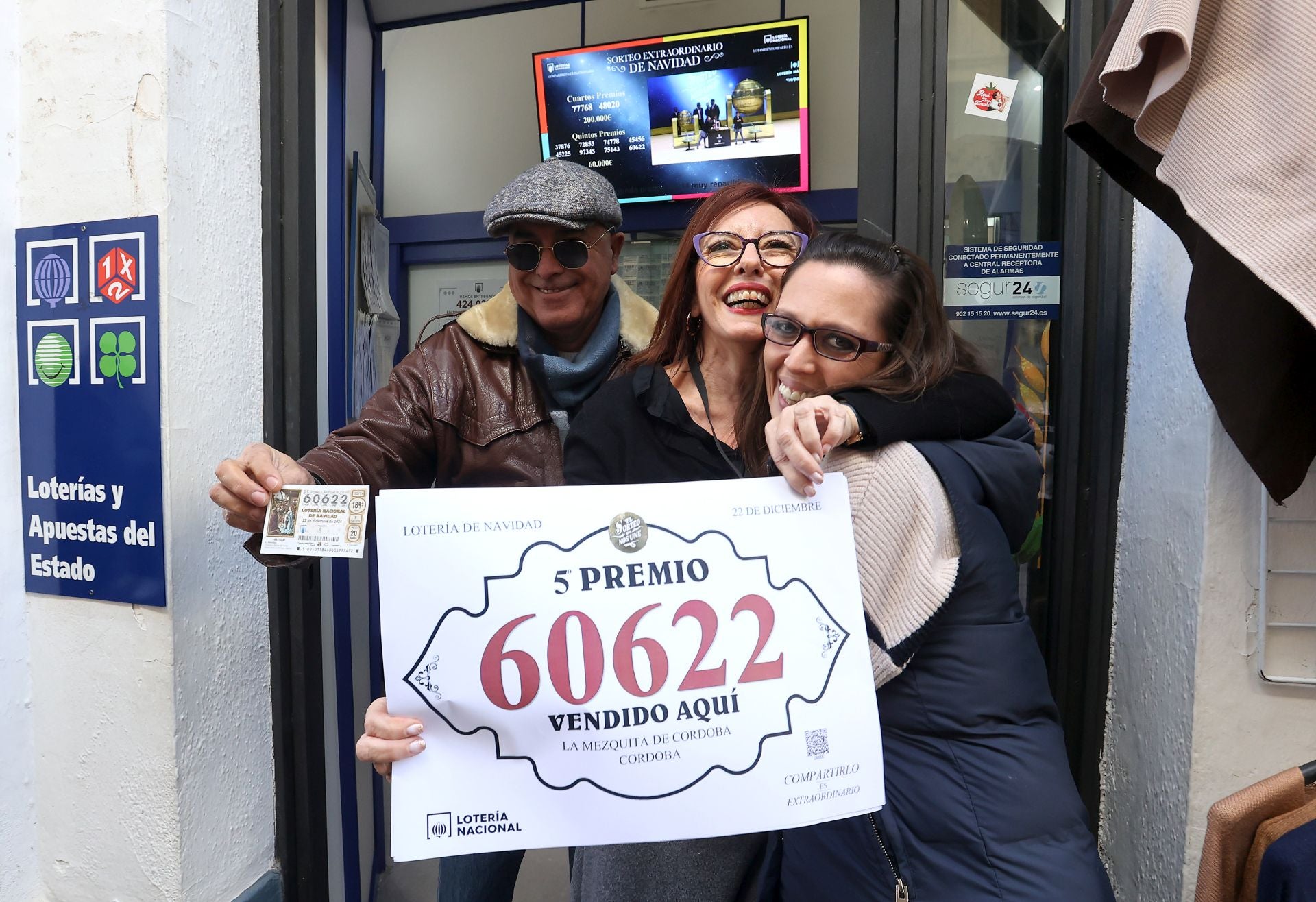 La celebración en Córdoba de los premios de la Lotería de Navidad, en imágenes