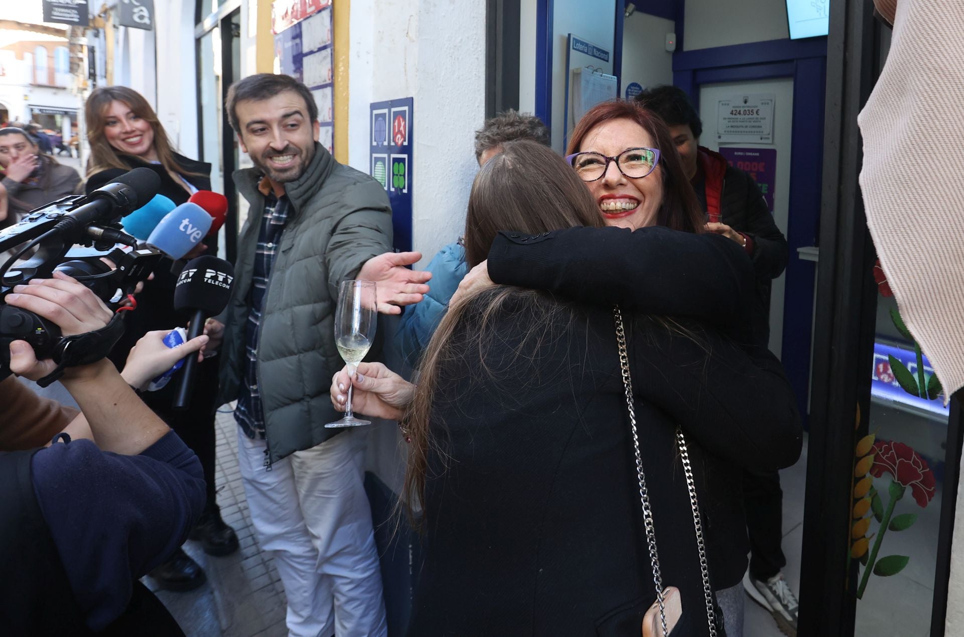 La celebración en Córdoba de los premios de la Lotería de Navidad, en imágenes