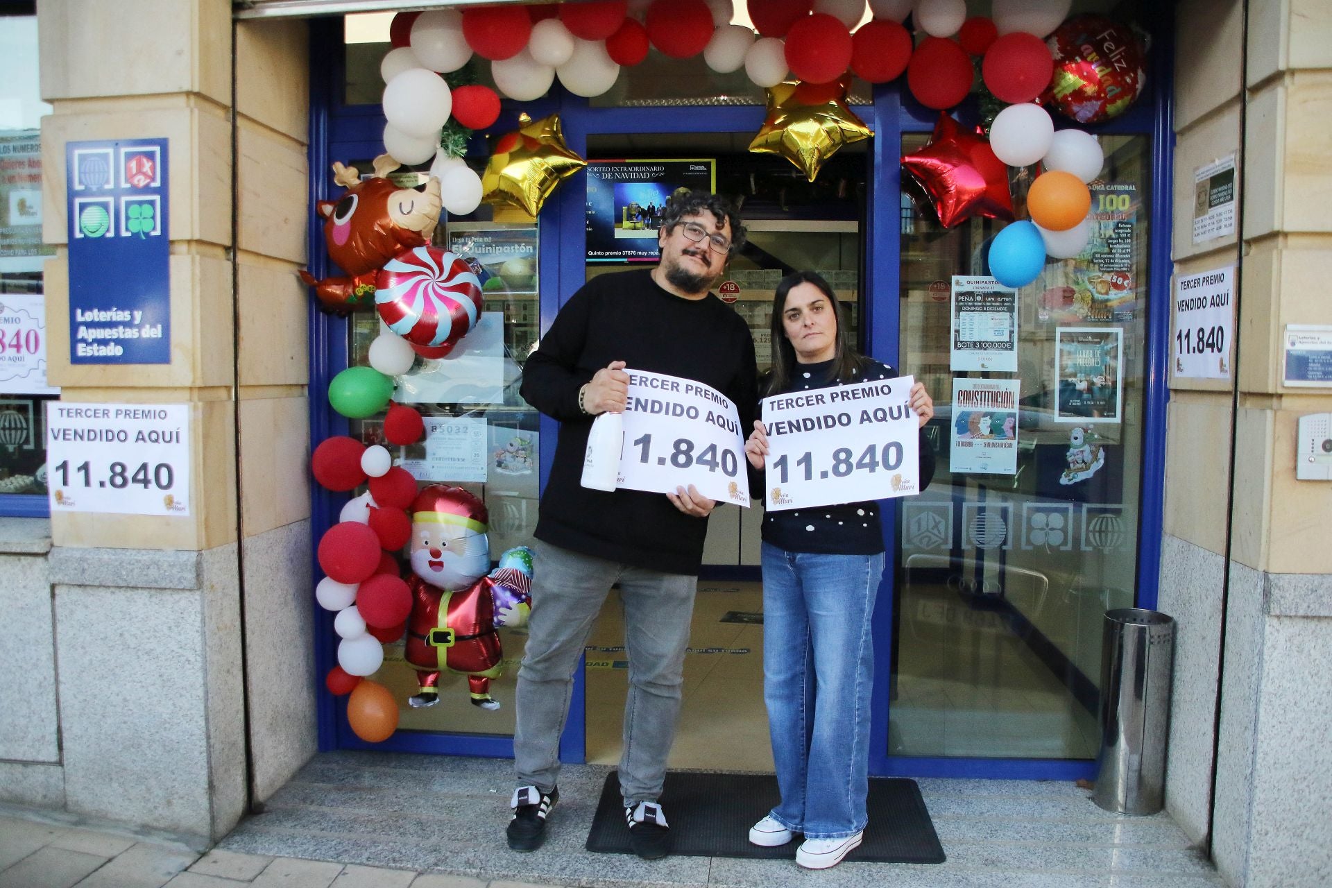 La administración de lotería Doña Mari, en Astorga