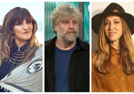 Rozalén, Nena Daconte y Raúl Cimas, en el Festival Solidario 'Ayuda para Letur', este jueves en Albacete