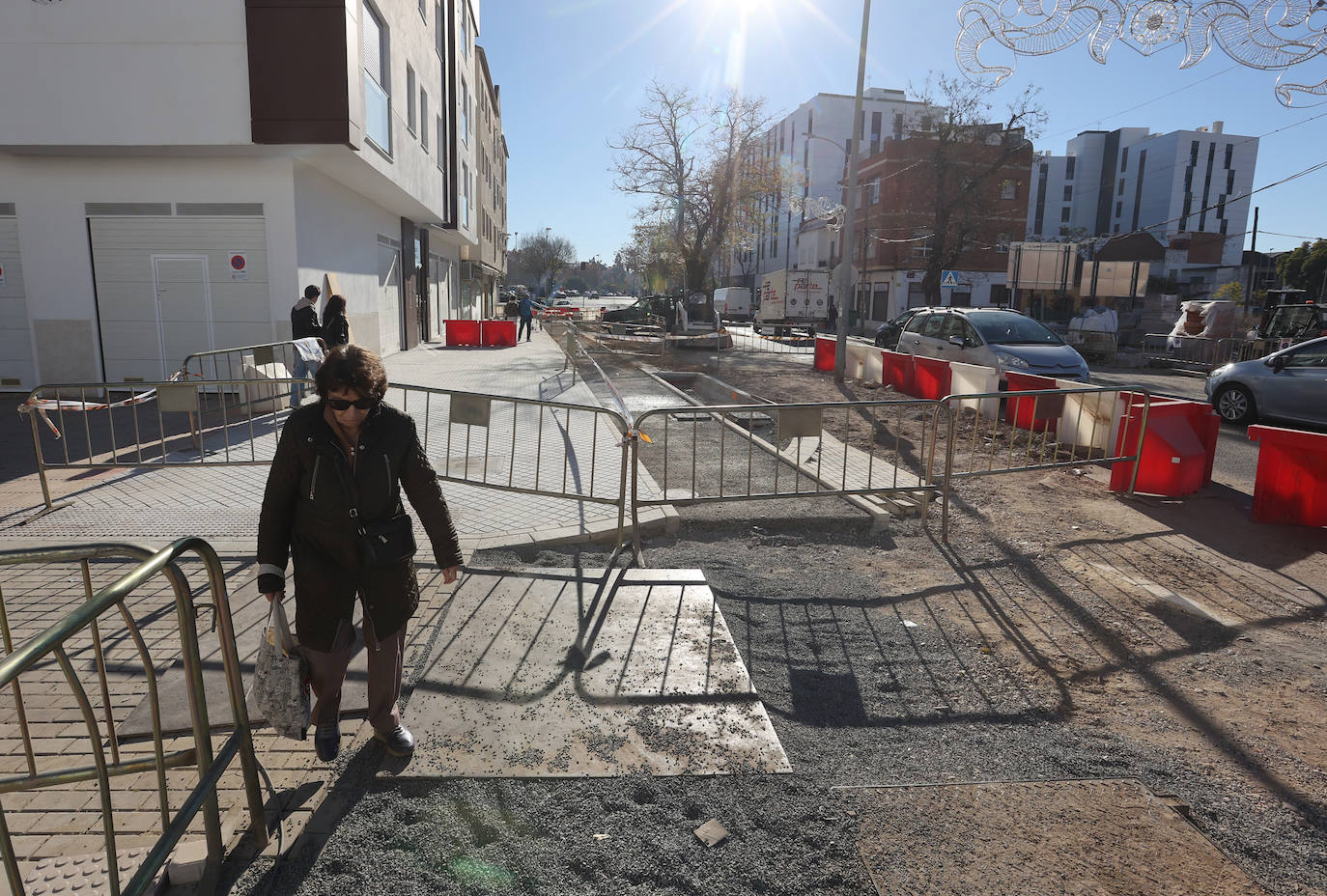 Las obras en la Ronda del Marrubial y en la carretera de Trassierra en Córdoba, en imágenes
