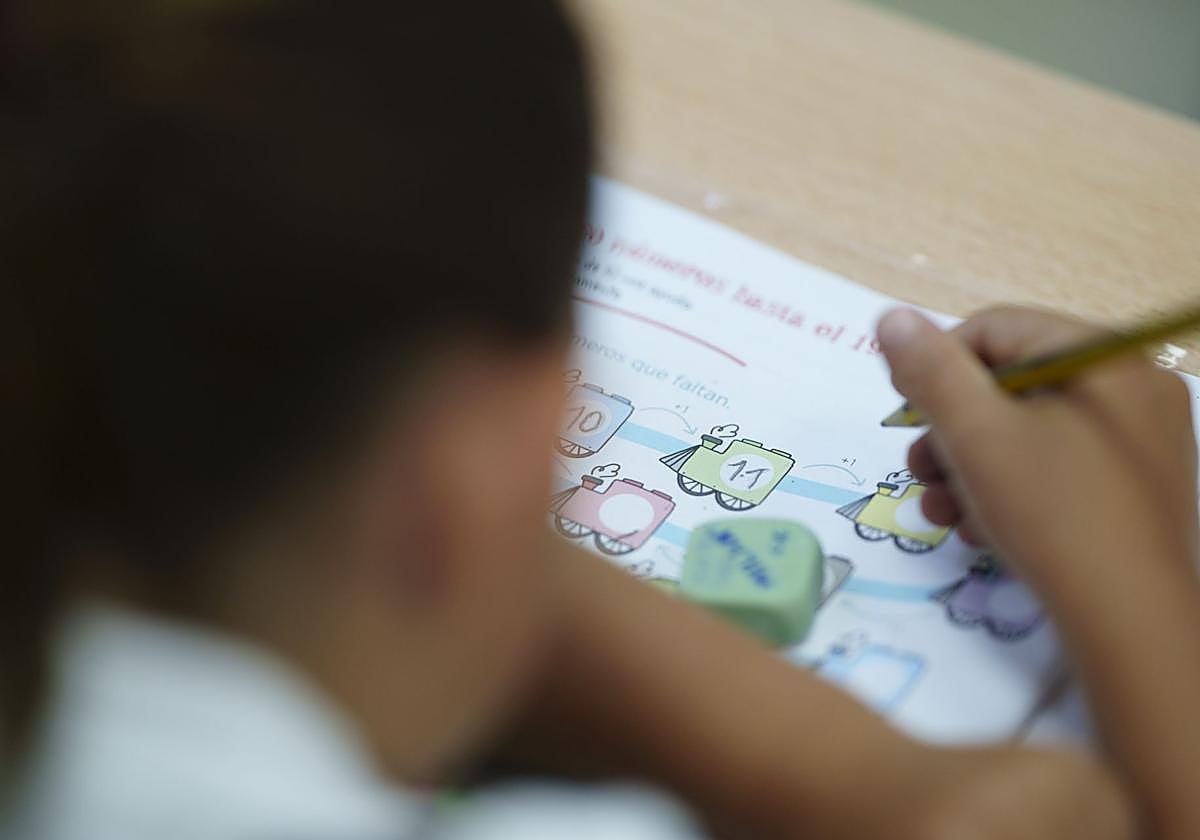 Una clase de primaria