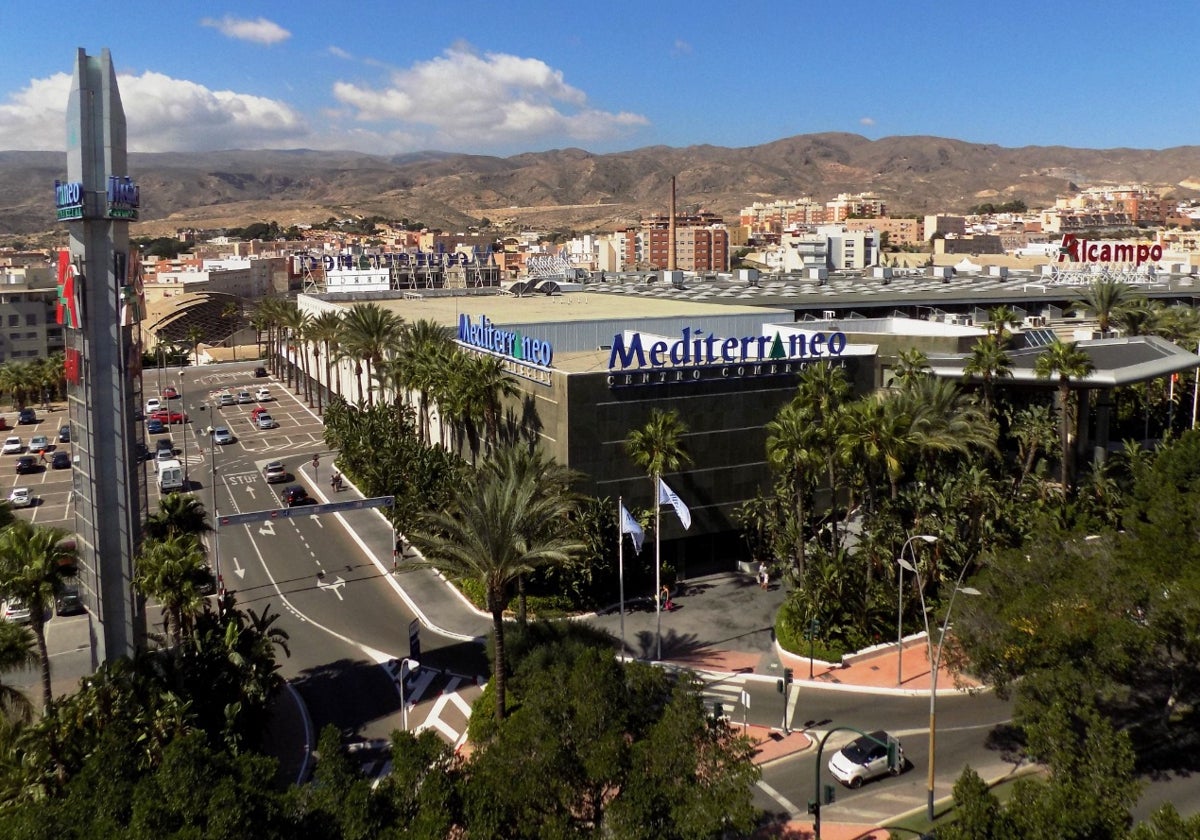 Vista del Centro Comercial Mediterráneo de Almería capital