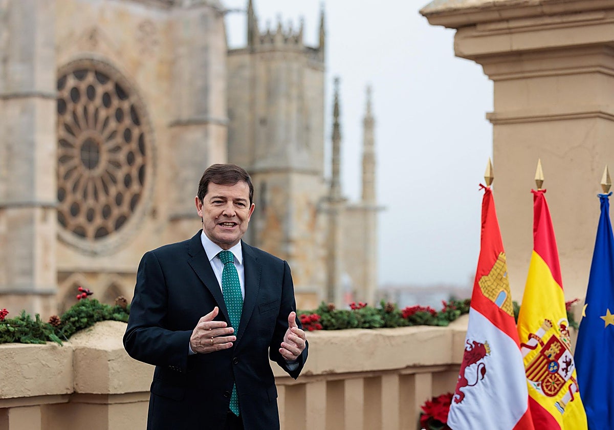 Mensaje de fin de año del presidente de la Junta de Castilla y León, Alfonso Fernández Mañueco