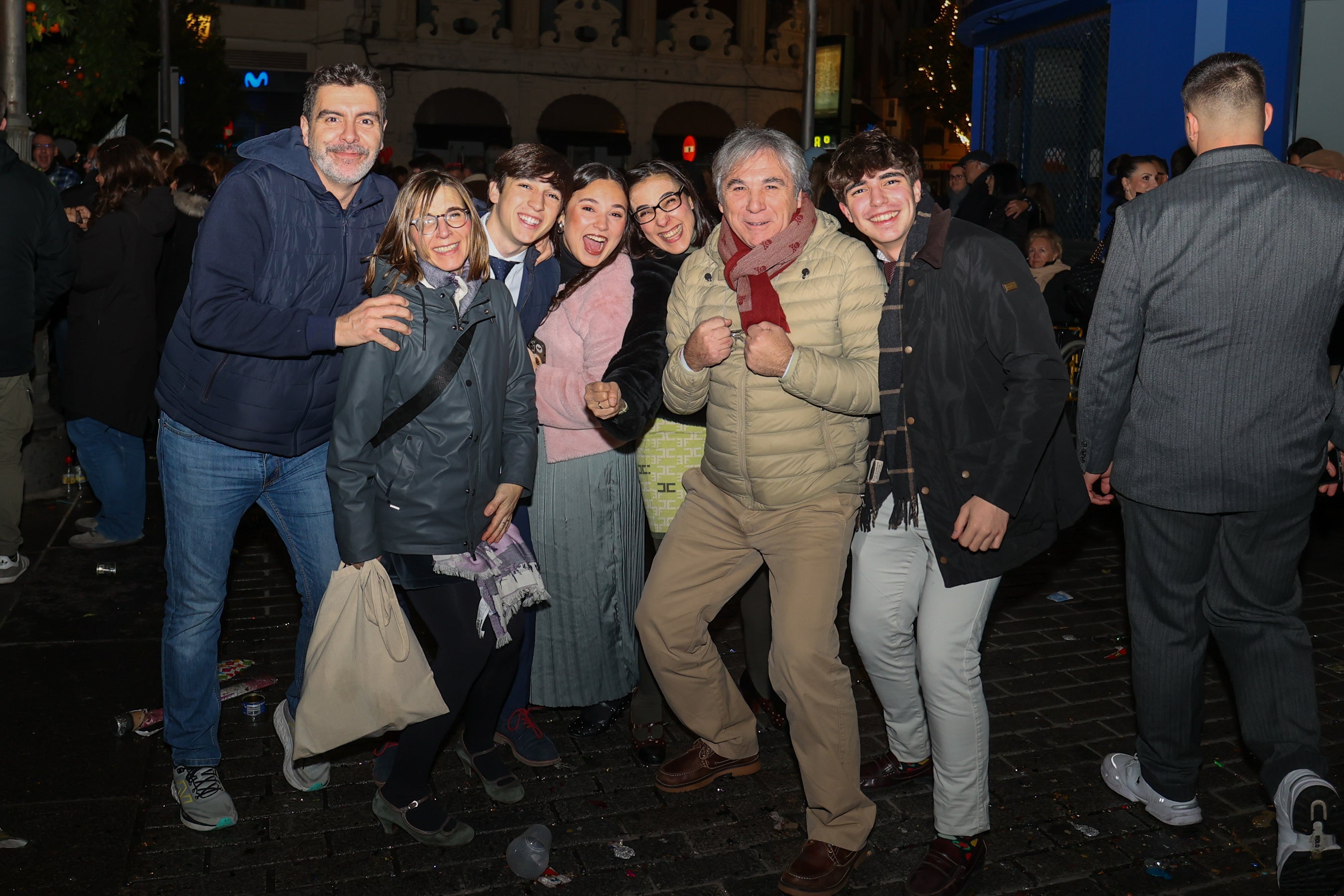 El gran ambiente de Las Tendillas en Nochevieja, en imágenes