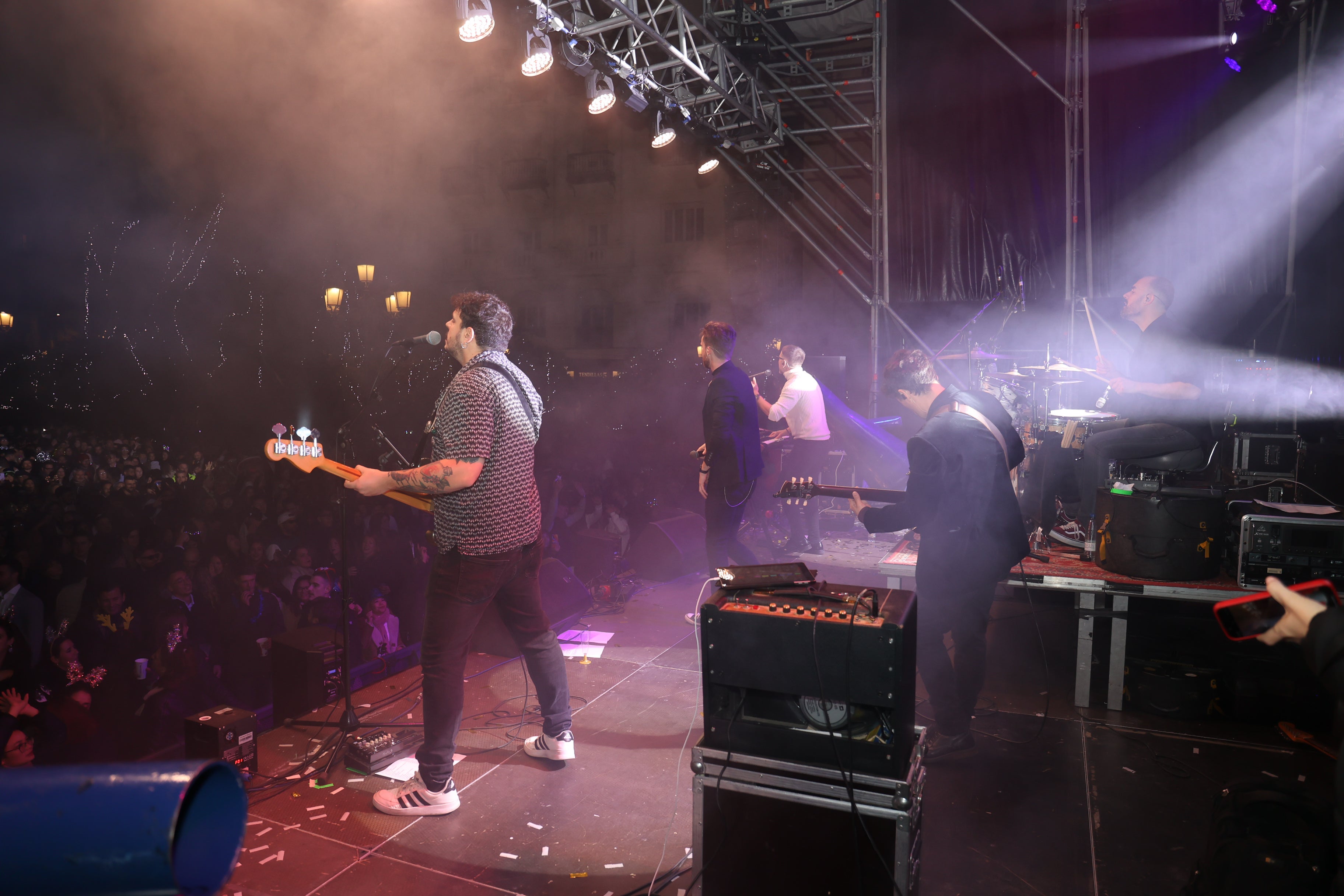 El gran ambiente de Las Tendillas en Nochevieja, en imágenes