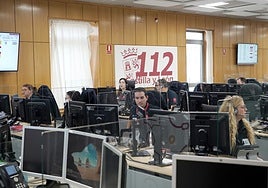 El 112 atendió en Castilla y León más de 800 llamadas en Nochevieja, entre ellas 45 avisos sobre peleas y agresiones