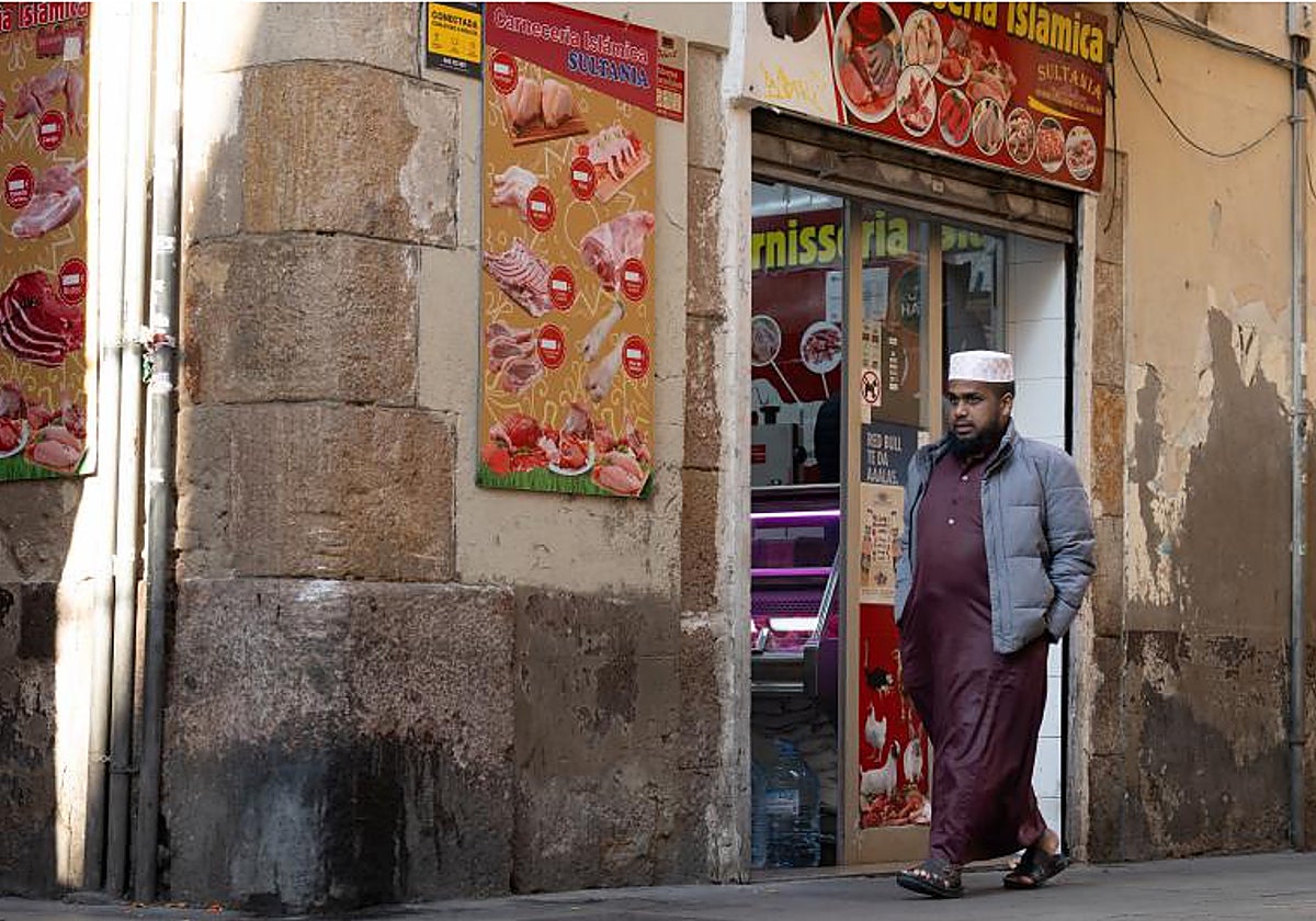 Un aspecto de una calle del centro de Barcelona
