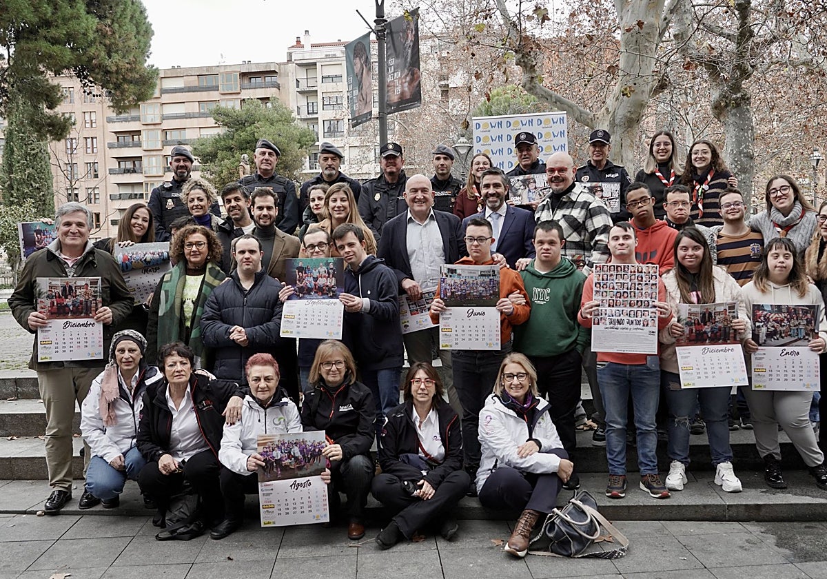 Presentación del calendario 2025 de la Asociación Down Valladolid