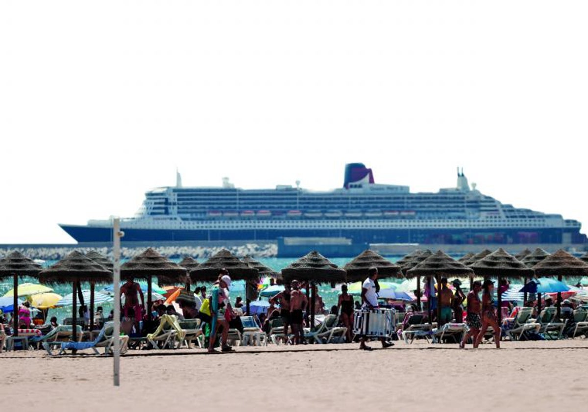 Imagen de archivo de una playa de Valencia