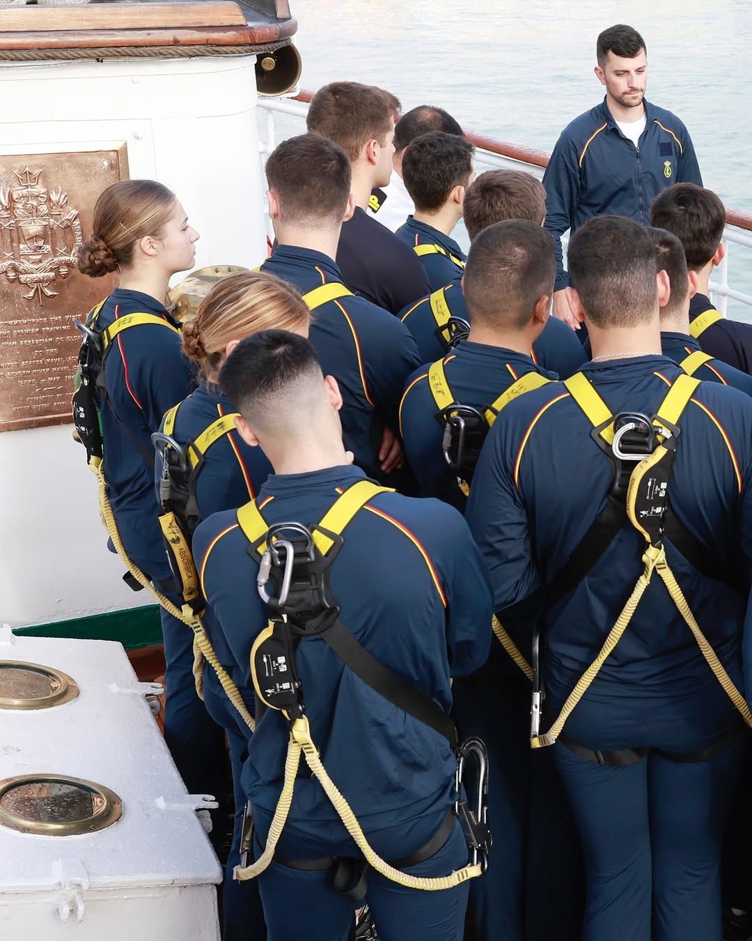 El adiestramiento de la Princesa Leonor a bordo del Elcano, en imágenes