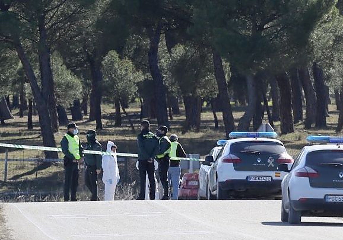 Localización del cuerpo de Esther López en una cuneta en Traspinedo en febrero de 2022