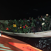 Noche de rescates en Gran Canaria con dos nuevos cayucos y 132 migrantes