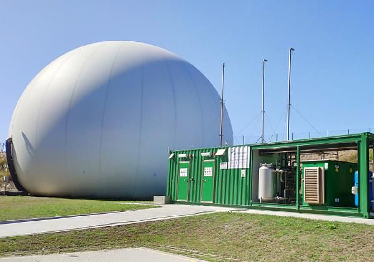 Estación depuradora de biometano EDAR de Bens situada en La Coruña