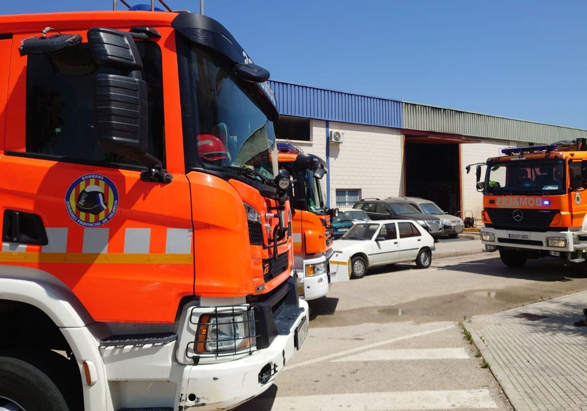 Imagen de archivo de vehículos del Consorcio Provincial de Bomberos de Valencia