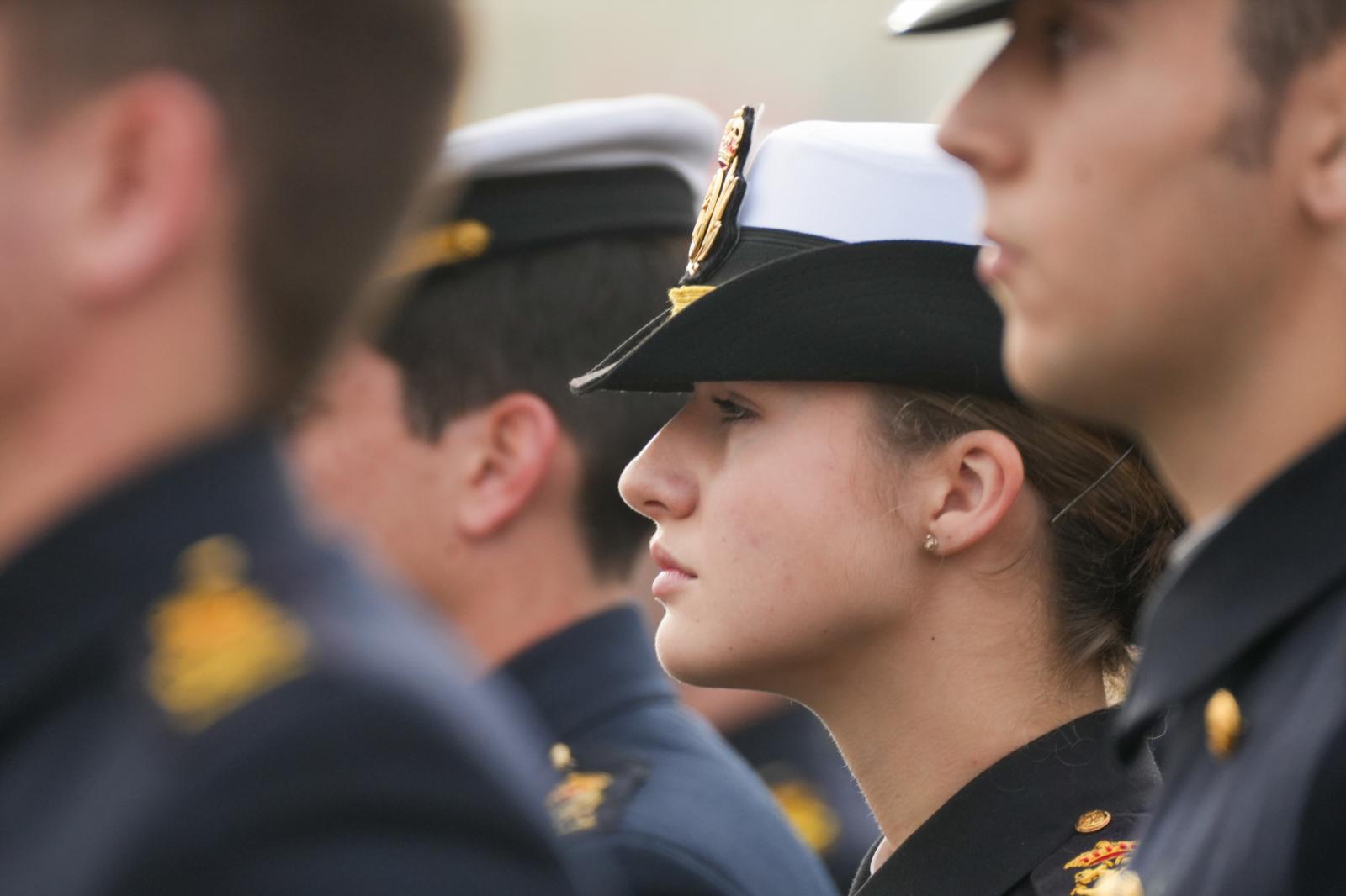 La Princesa Leonor ya a bordo de Elcano