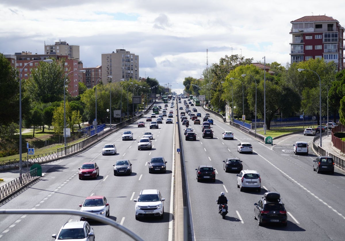 La A-5 a su paso por Carabanchel