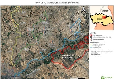 La comarca de La Sagra elabora un corredor verde y turístico entre Toledo y Madrid