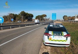 Cazado a 213 kilómetros por hora en la Autovía del Sur: positivo en alcohol, cocaína y cannabis