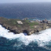 Vista aérea de la Isla de Alborán