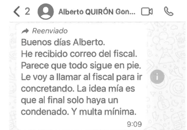 Miguel Ángel Rodríguez aporta al Supremo el mensaje del abogado del novio de Ayuso