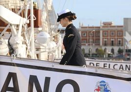 La princesa Leonor recala en Tenerife con el buque escuela Juan Sebastián de Elcano