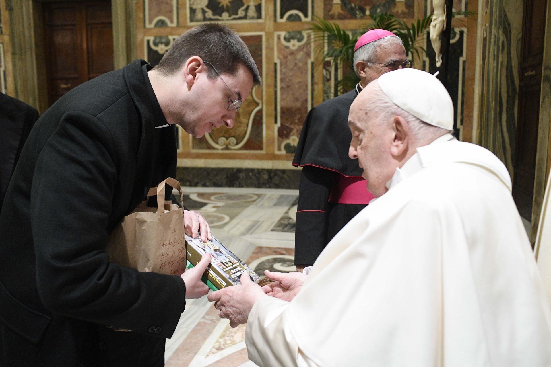 La emocionante recepción del Papa a los seminaristas de Córdoba, en imágenes