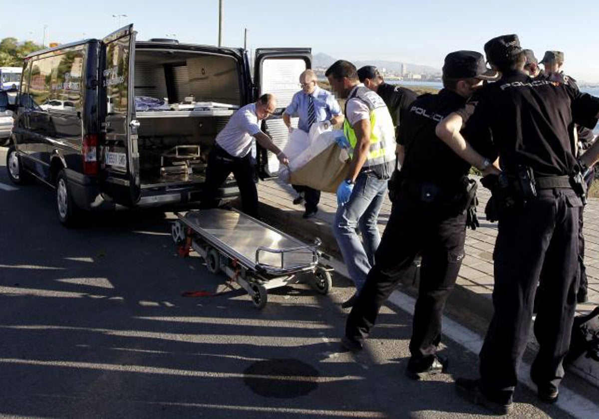 Imagen de archivo de un accidente mortal por atropellamiento de un tren en la Comunidad Valenciana