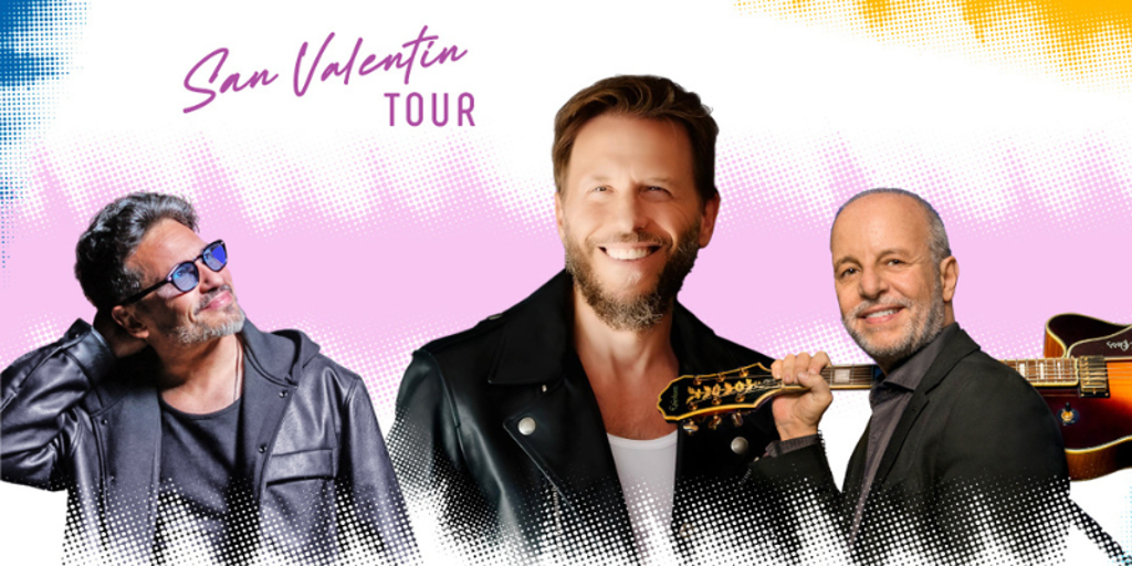 San Valentín Tour, este febrero disfruta de los tres grandes iconos de la música romántica