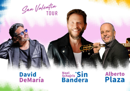 San Valentín Tour, este febrero disfruta de los tres grandes iconos de la música romántica