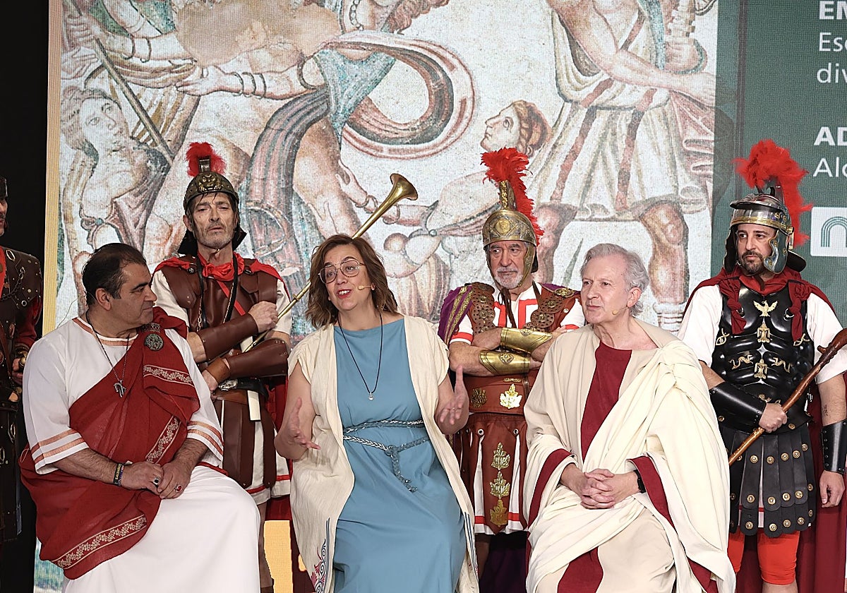 Ángeles Armisén, durante la presentación de la oferta turística de la provincia de Palencia en Fitur