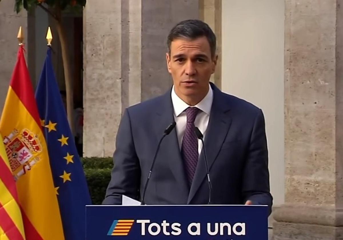 Comparecencia de Pedro Sánchez