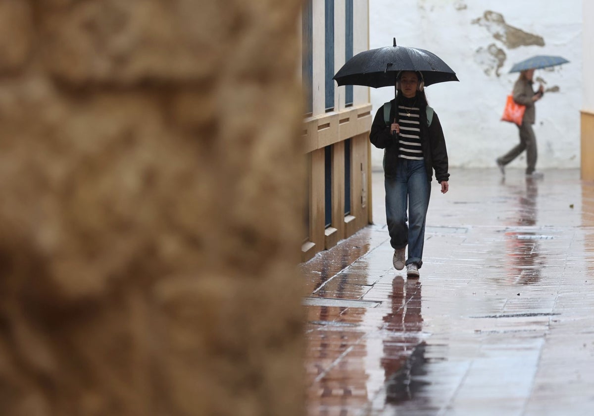 Día de lluvia en Córdoba