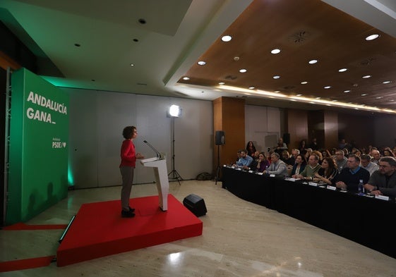 María Jesús Montero, en su intervención en Córdoba