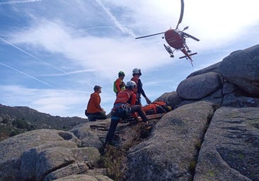 Más de 300 rescates en montaña en 2024 en Madrid, una cifra récord para el GERA