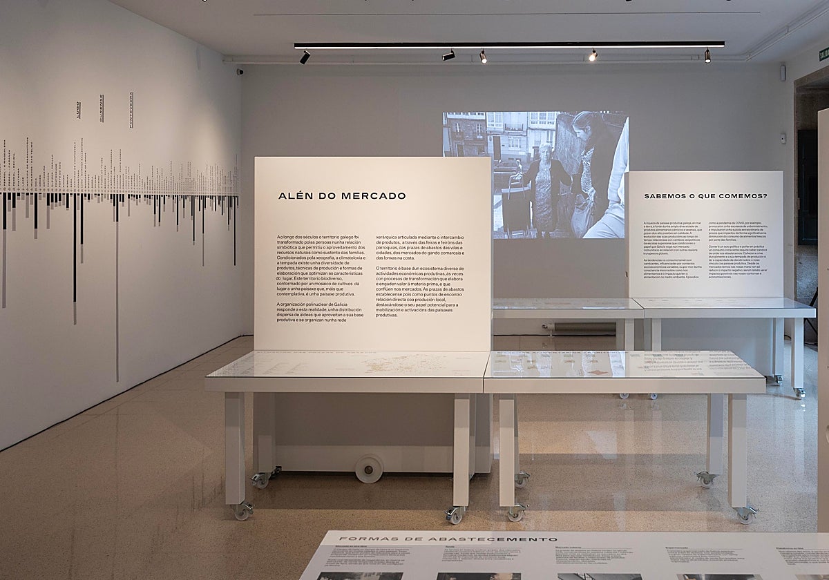 La muestra se emplaza en el interior de la Casa RIA