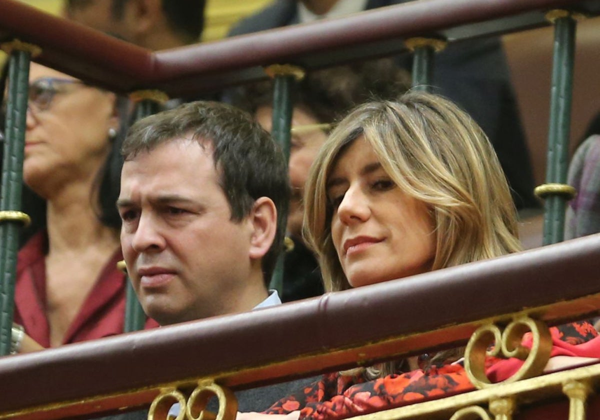 David Sánchez y Begoña Gómez, hermano y mujer del presidente