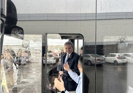 Prueban en Leganés el primer autobús sin conductor con recorrido urbano