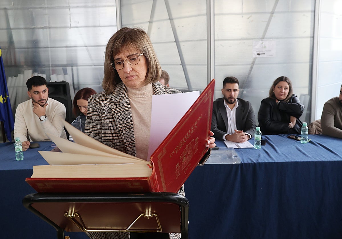 Paterna, con la Constitución Española en su toma de posesión, el pasado viernes