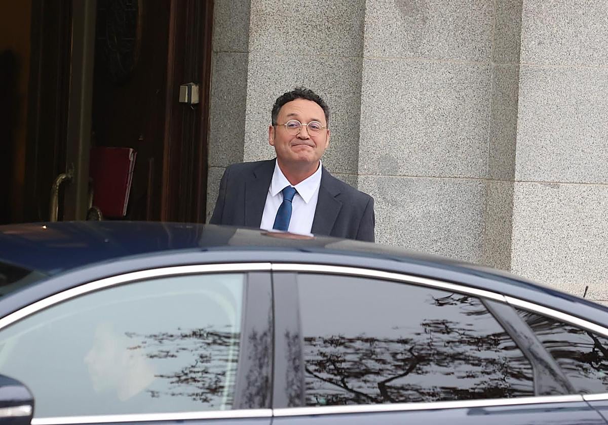 El Fiscal General del Estado, a su llegada al Tribunal Supremo
