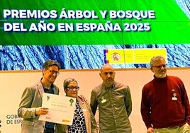 El Zofreral de Cobrana (León) recoge su premio como 'Bosque del año 2025'