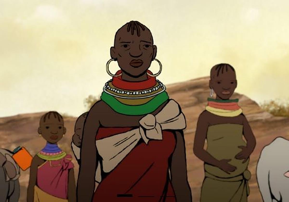 Un fotograma de la película 'Mariposas negras'.