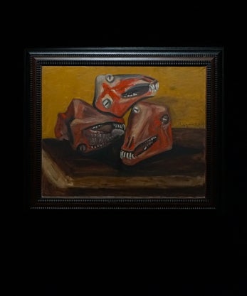 Imagen secundaria 2 - Vista de algunos de los cuadros de la exposición 