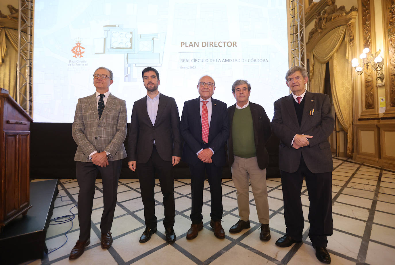 La presentación del Plan Director del Círculo de la Amistad en Córdoba, en imágenes