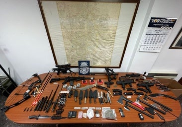 Una intervención en un narcopiso destapa un arsenal de guerra