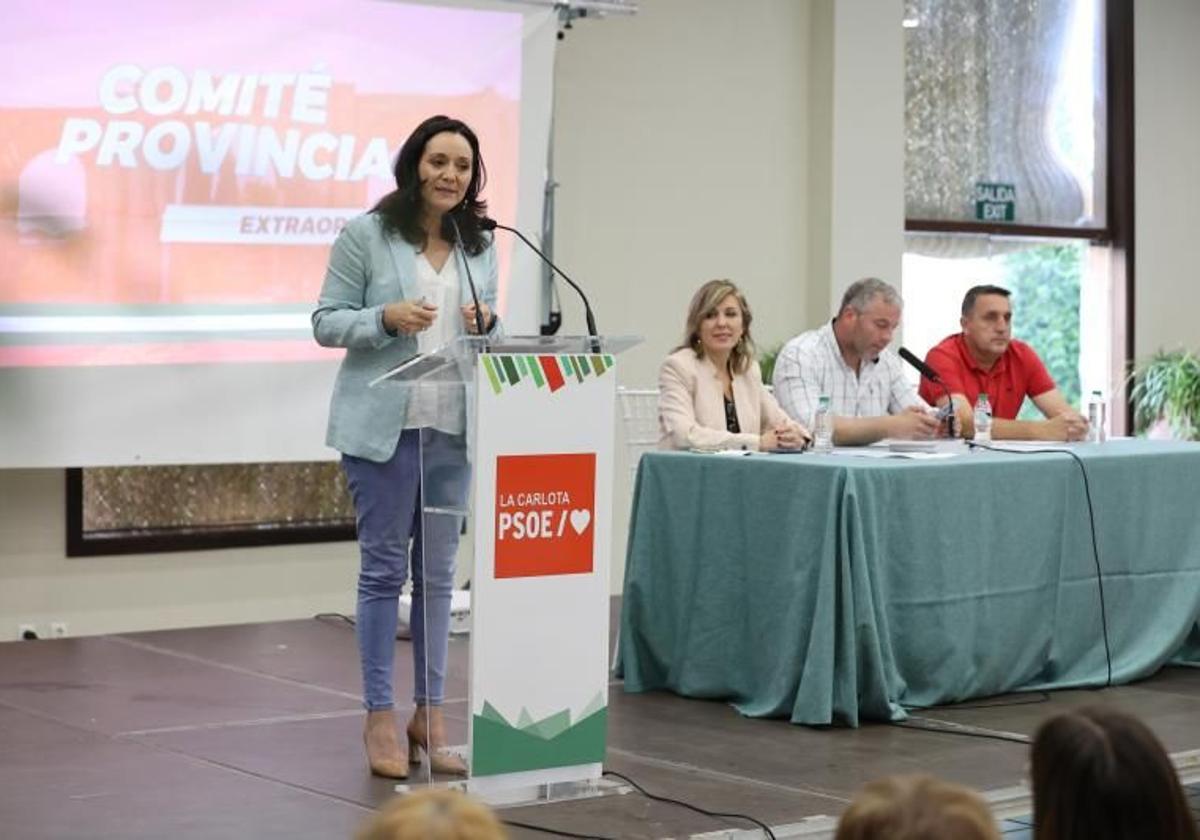 Rafi Crespín durante un acto.