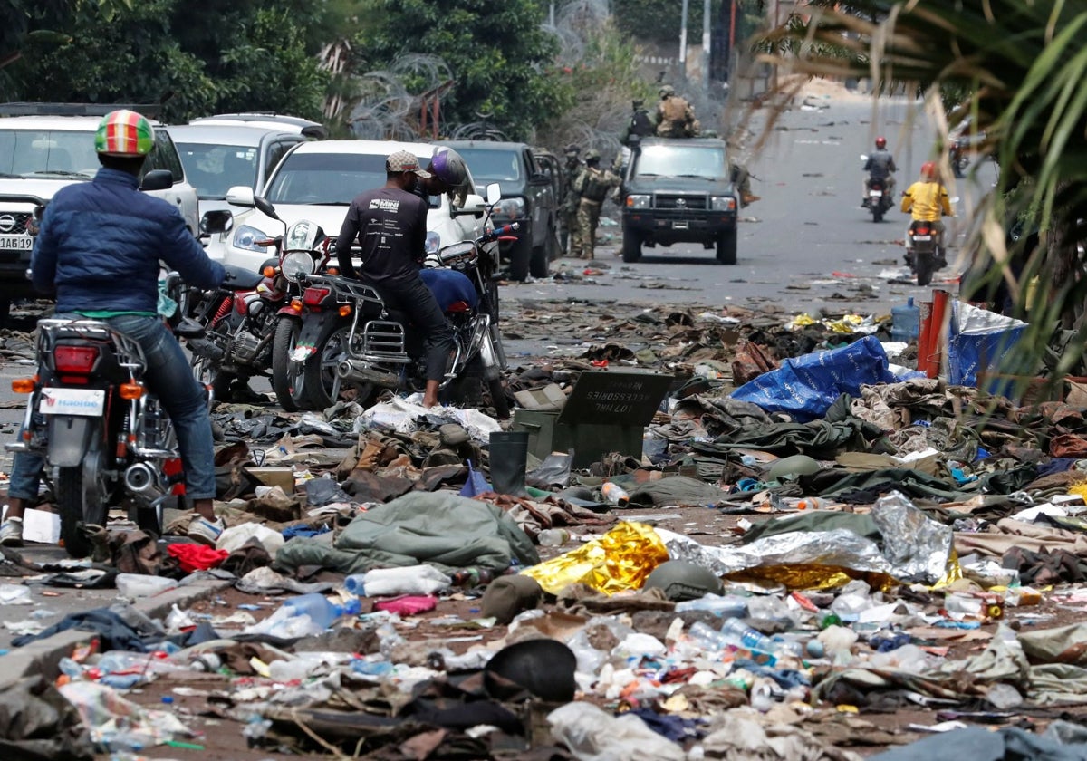 Miembros del M23 en Goma, al este de República Democrática del Congo